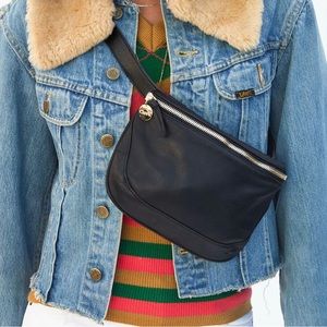 Clare V Fanny Pack. Brand new, never used. Black leather.